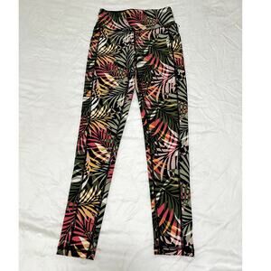 DKNY Sport Womens High Waist 7/8 Length Tight Yoga Pants Leggings Pocket XS New